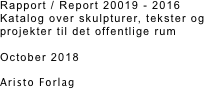 Rapport / Report 20019 -