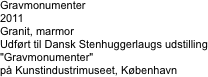 Gravmonumenter